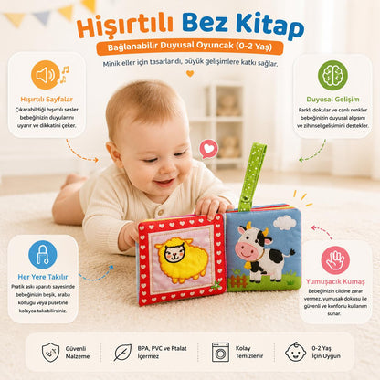 Bebivio Hışırtılı Bez Kitap