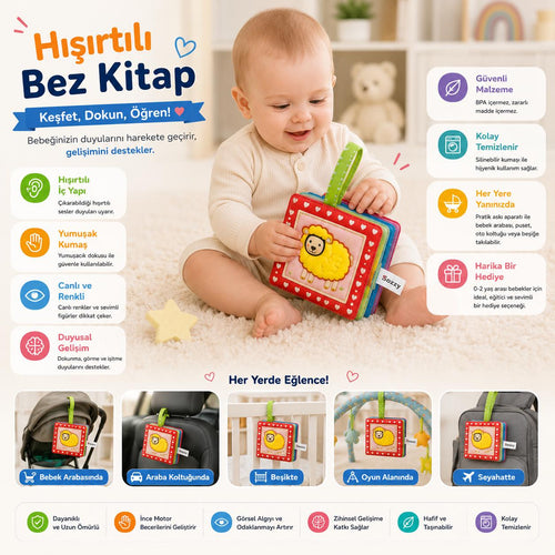 Bebivio Hışırtılı Bez Kitap